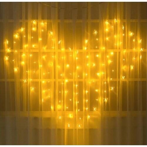 Xmas Decoration Colorful String Light Wedding Bedroom Butterfly Curtain Lights Decoration Festive Color Lights Cristmas lights