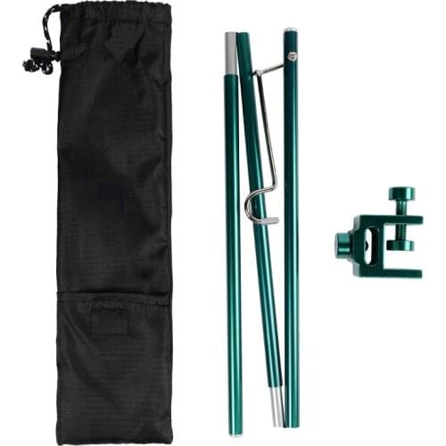 Collapsible Lantern Stand Detachable Folding Lamp Pole Lightweight Aluminum Alloy Light Stand for Outdoor Picnic Hiking MC889