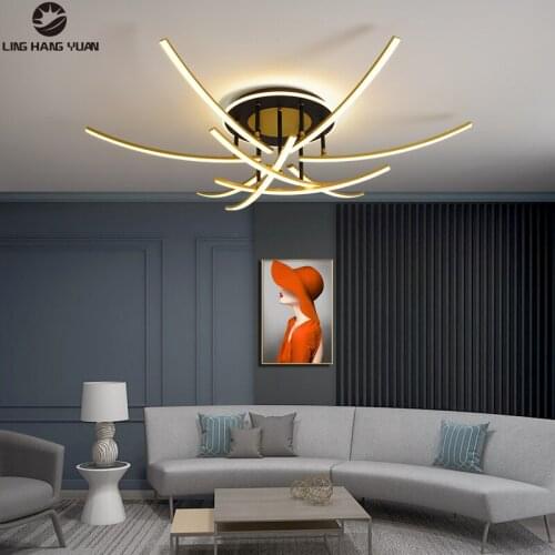 Surface Mount Modern Led Ceiling Lamp Home Decoration Chandelier Ceiling Light for Living room Bedroom Dining room Kitchen Lamps