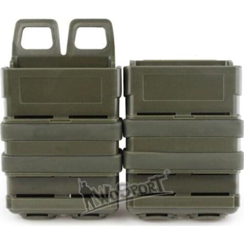 Airsoft Rifle 5.56 M4 AR Magazine Fast Mag Tactical Pouch Molle System Hard Shell Cartridge Pistol Military Hunting Accessories