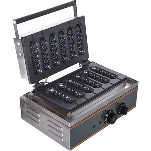 Hot Dog Corn Shape Lolly Wafer Waffle Makers Kitchen Machine EB-Q1 Commercial French Muffin Machine Non-Stick Cooking Surface