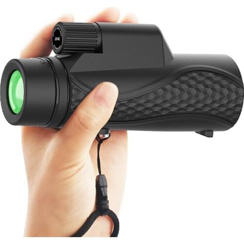 Waterproof 12x42 Night Vision Telescope Super Telephoto Zooms Monocular Telescope CLH@8