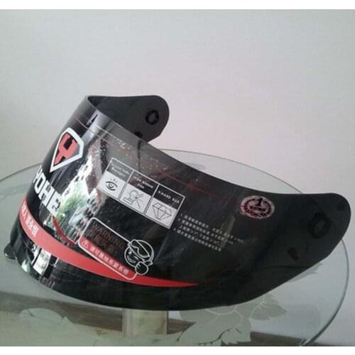 YOHE 953 Motorcycle Full face helmet lens, transparent black lens