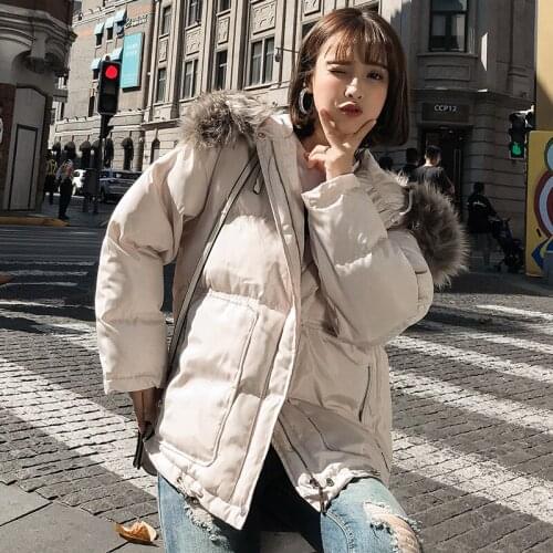 KMETRAM Winter Jacket Women Faux Fur Collar Parka Women Clothes 2020 Korean Down Cotton Coat Female Parkas Manteau Femme MY001