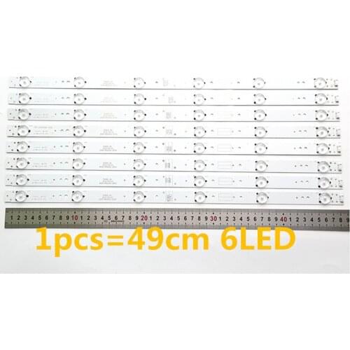 12pcs LED Backlight strip 6lamp For 50E5DHR 50X5 50E3500 50E6100 Light Bar 5800-W50002-2P00 5800-W50002-0P00 screen RDL500WY