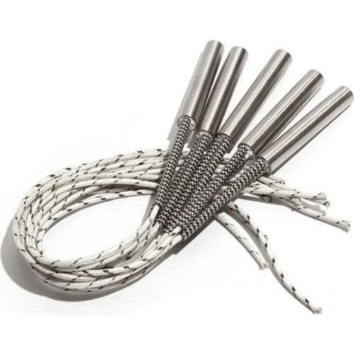 2PCS 13mm 62~75mm 316SUS Cartridge Heater 330W/340W/350W/370W/400W Single Head Dual Heating Tube 110V/220V/380V Resistance Part