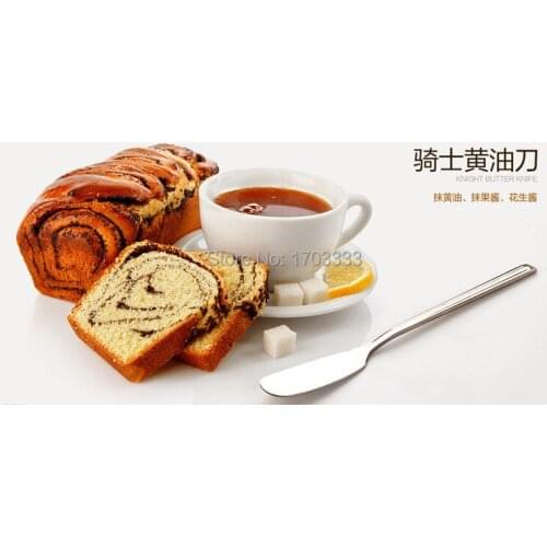 200pcs Stainless Utensil Cutlery Butter Knife Cheese Dessert Jam Spreader Breakfast Tool Free Shipping