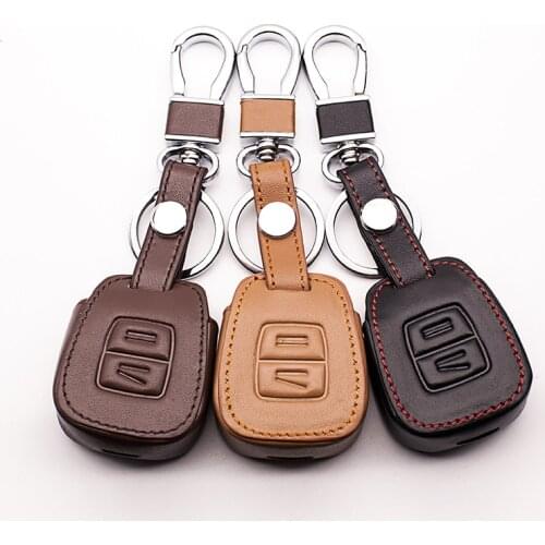 2017 High quality 100% Top layer leather car key cover for Opel Astra Zafira Omega Astra Mk4 Vectra dust collector key case