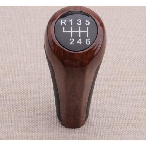 6 Speed Car Manual Gear Shift Knob Lever Hand Ball Shifter Head Fit For BMW 1 3 5 6 7 Series E81 E90 E60 E63 E23 Accessories