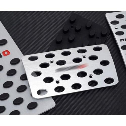 For Nissan qashqai Tiida 2003-2012 aluminium alloy Inner door foot pedals brake pedal Car Accessory