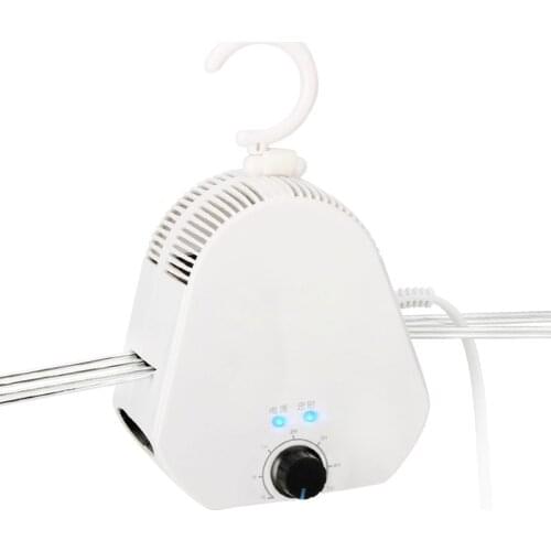 DMWD 110V-220V Travel Portable Electric Air Clothes Dryer Folding Fast Drying Machine Laundry Drying Clothes Hanger 500W