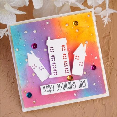 InLoveArts Craft Star Meteor Frame Metal Cutting Dies Cut Mold Square Scrapbook Paper Craft Knife Mould Blade Punch Stencil Dies