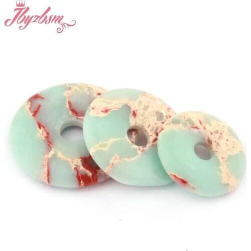 25,30,35mm Ring Donut Round Stone Beads Shoushan Stone Pendant For DIY Necklace Jewelry Making 1 Pcs,Wholesale Free Shipping