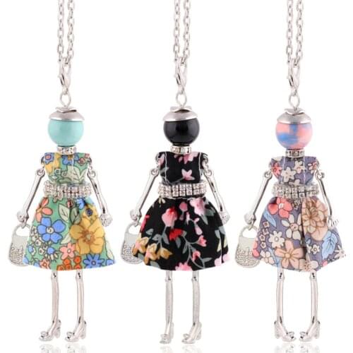 Cute Women Necklace Statement Lady Charm Long Trendy Necklace 2020 New Fashion Female Big Pendant Lovely Jewelry Gift Wholesale