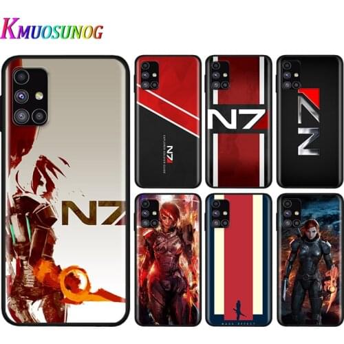 N7 Mass Effect For Samsung Note 20 10 9 8 Ultra lite Plus Pro F62 M62 M60 M40 M31S M21 M20 M10S Soft Phone Case