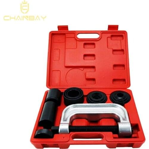 Ball Joint Press Set Ball Joint Tool, Bushing Removal Tool Service Tool Kit with 4-Wheel Drive 4WD Adapter