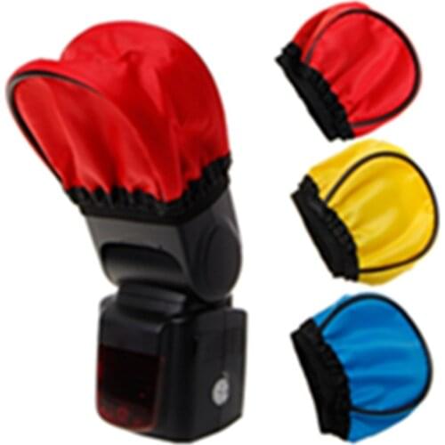 SIV New Elastic Flash Bounce Color Diffuser Softbox Cover Universal Speedlite DSLR Camera Cloth Soft Flash Diffuser