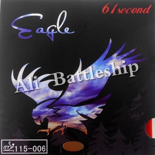 Original 61second Eagle Pips-in Table Tennis PingPong Rubber with yellow Sponge