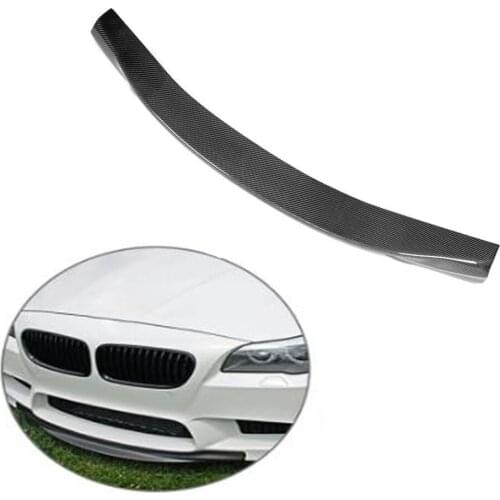 Carbon Fiber Front Bumper Lip Spoiler Splitters Apron for BMW F10 Real M5 Bumper Sedan 4 Door Only 2012 - 2016 Non Change to M5