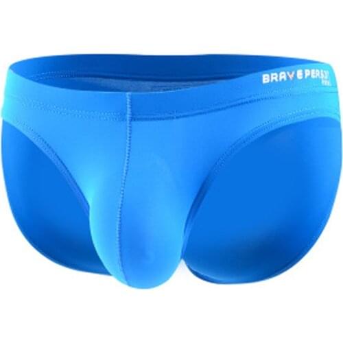 Sexy Mens Swimsuit Low Waist Pouch Swim Briefs Summer Gay Male Bikini Pool Beach Swimwear Nylon Quick Dry Sport Surfing Trunks