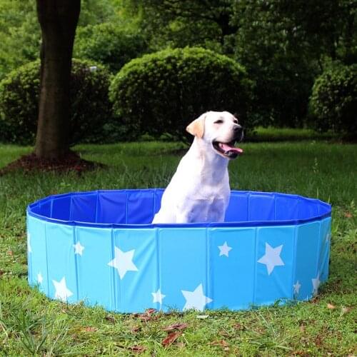 Dog Pool Folding Swimming Pool Bath Tub Pet Swimming Pool For Dogs Cats Children Environmental Protection Strong And Durable