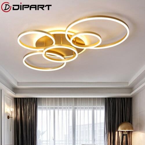 Modern Nordic Led ceiling lights For Living Room Bedroom Dining Room Acrylic Ceiling Lamp Metal Home Indoor Lighting Industrial