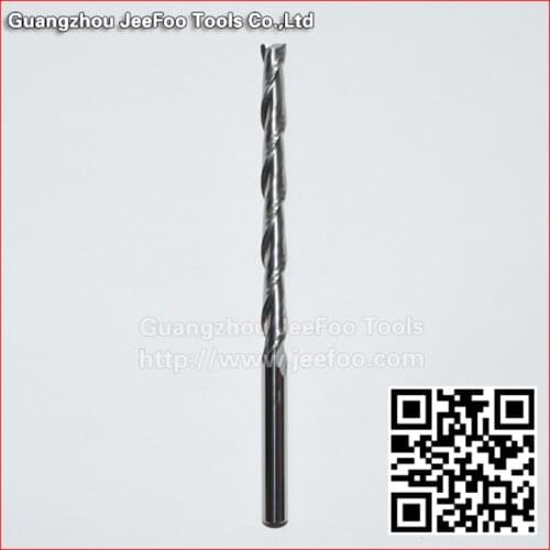 6*62 mm 2 Flutes Spiral With Blade carbide Milling Cutter CNC End Mill Router Bit for Engraver