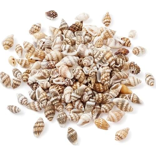 About 650pcs/box Spiral Shell Beads for jewelry making bracelet necklace DIY Crafts Decorate 11~18x6~9x5~7.5mm, Hole: 1mm F70