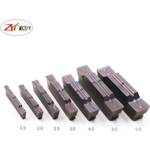 10PCS MGMN150 200 250 300 400 500-M Turning Tools Grooving Carbide Insert For Metal Prating Lathe Grooving Inserts