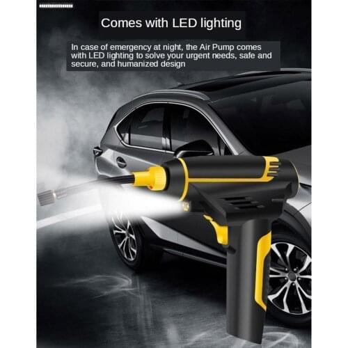 Vehicle-mounted Universal Power Supply Hand-held Compression Car Air Pump