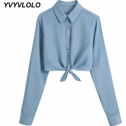 Блузки с бантом YVYVLOLO China At AliExpress