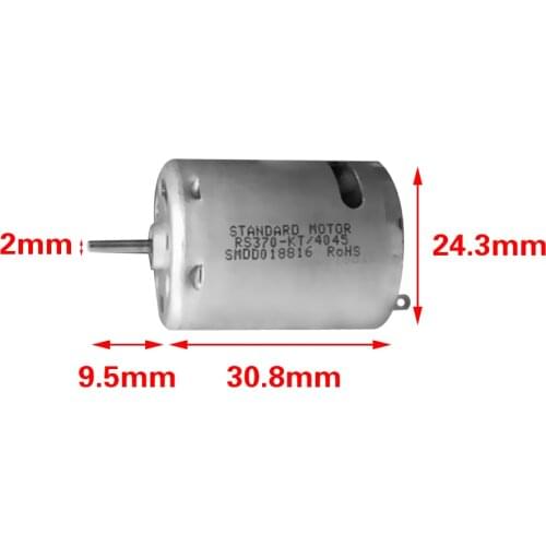 1PCS Micro RS370 370 Motor DC 6V 7.2V 9V 12V Volt 33600RPM High Speed Strong Magnetic Power High Torque Electric Machinery