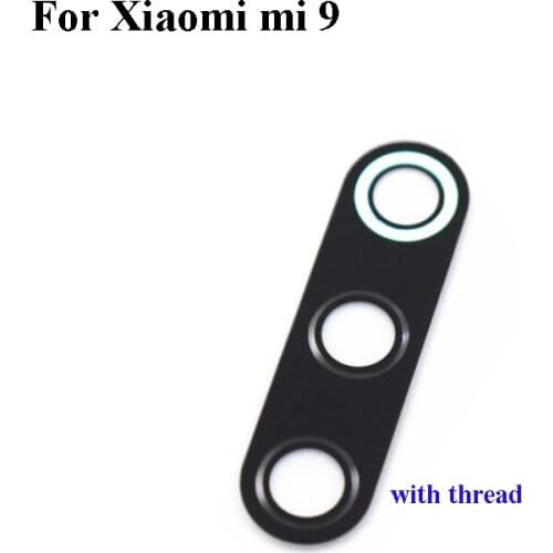 2PCS High quality For Xiaomi mi 9 mi9 Back Rear Camera Glass Lens test good For Xiaomi mi 9 mi9 Replacement Parts
