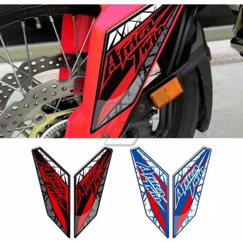 3D Motorcycle Fender Fairing Mudguard Protection Decal Case Front fender sticker for Honda CRF1000L Africa Twin 2016-2019 2018