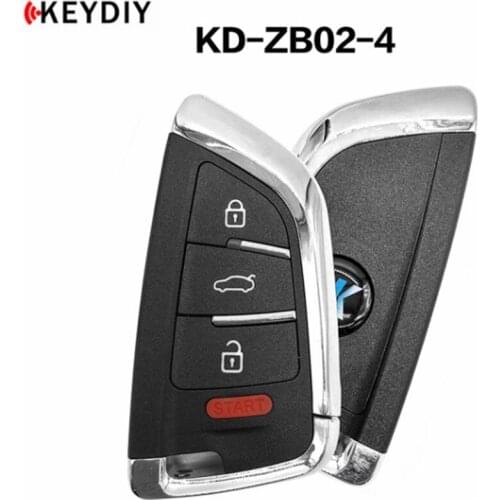 5pcs Original ZB02-4 KEYDIY KD ZB Smart key ZB Series Remote Control for KD-X2 Key Programmer ZB02-3