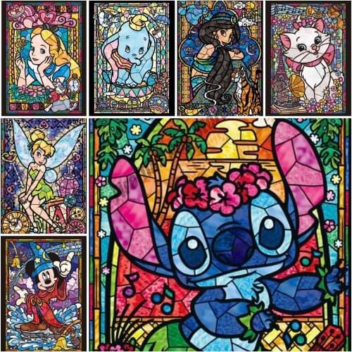 DIY 5D Diamond Painting Disney Cartoon Characters Frozen Mickey Cross Stitch Kits Embroidery Mosaic Room Decor Full Dill Gift