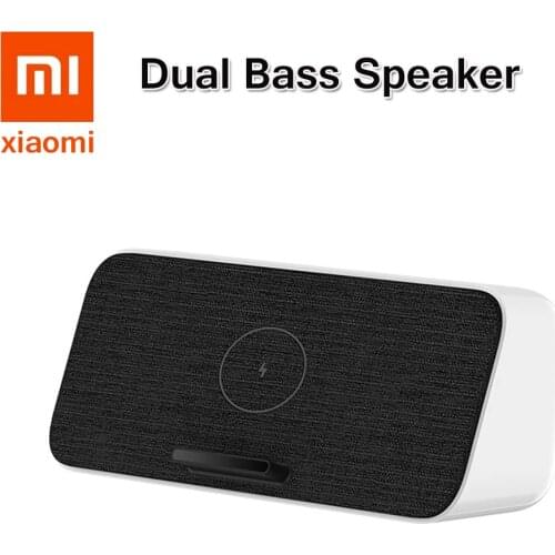 Xiaomi 30W bluetooth 5.0 Speaker Fast Qi Wireless Charging NFC Dual Bass Speaker for iPhone 11 for Xiaomi 9/10 Pro For Sam S10