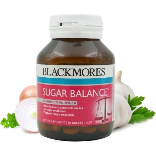 Original Australia BM Sugar Balance 90 Tablets Health Supplement for Blood Sugar Carbohydrate Metabolism Energy Production