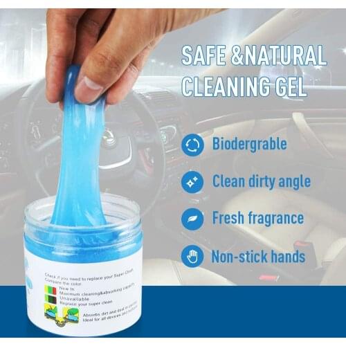 75g/200g Sludge Keyboard Gap Car Interior Air Vent Cleaning Gel Corner Detailing Sweep Dust Cleaner Removal Tool Wash Glue Mud