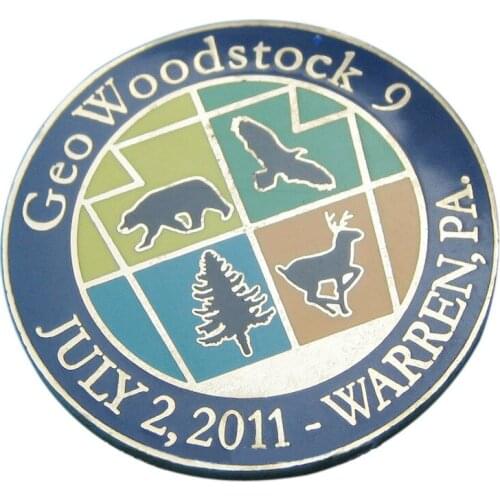 Custom Cloisonne Enamel Metal Coin for Promotion