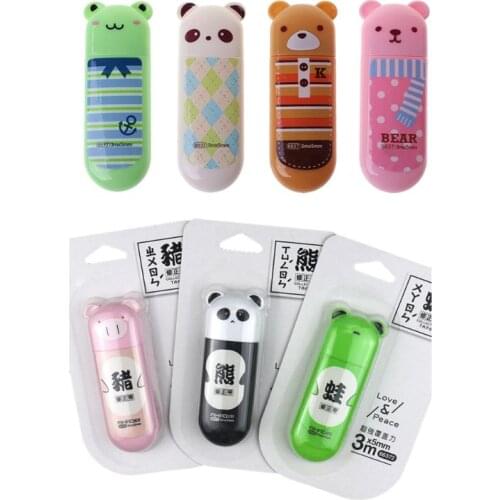 H05B Cute Cartoon Animal Correction Tape School Office Supply Kawaii Stationery Gift
