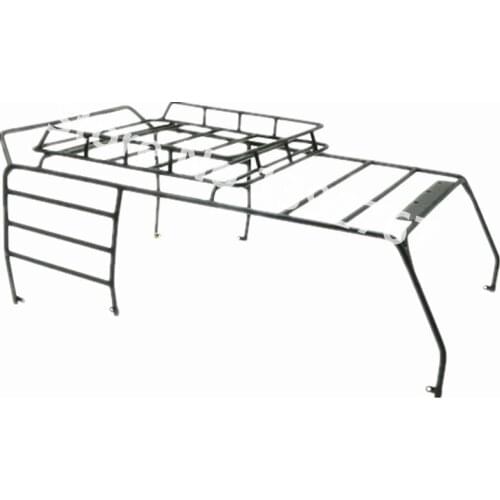 1/10 Adventure Defender Simulation Roof Racks For AXIAL SCX10 D90 Crawler Luggage Rack Tray Climbing RC Cars Metal Luggage Rack