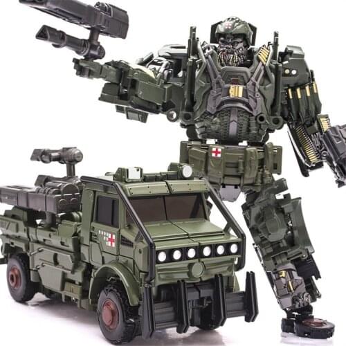 New COOL Transformation 5 Movie Toys Boy Oversized Metal Part Anime Action Figures Classic Robot Car Kid toys gifts Original Box