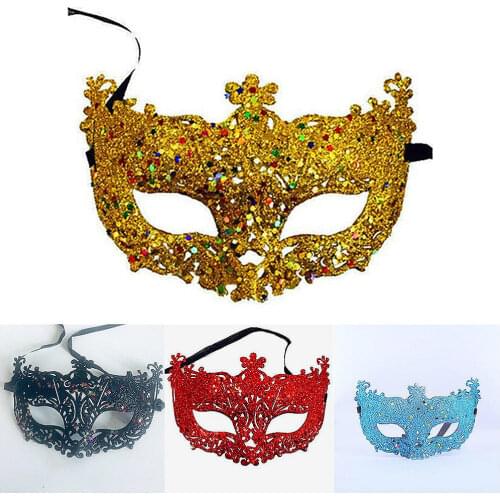 New Fashion Luxury Venetian Masquerade Mask Women Girls Sexy Fox Eye Mask For Fancy Dress Christmas Halloween Party