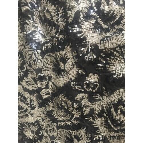 Latest Nigerian Laces Fabrics High Quality African J-688688 sequins Laces Fabric For Wedding Dress French Tulle Lace