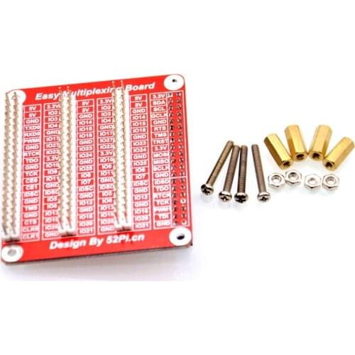 Raspberry B + B Generation B Generation GPIO Expansion Board A copy of three copper studs Winder