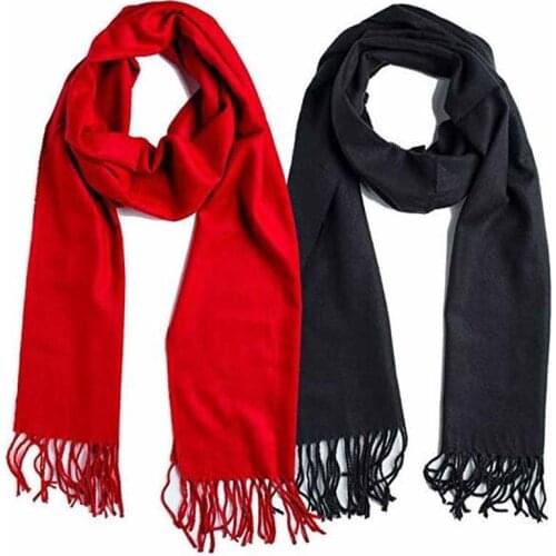 Women & Girls Large Size Soft Pashmina Scarf Wraps and Shawls For Evening Dresses Cashmere Warm Feeling Lightweight Scarves