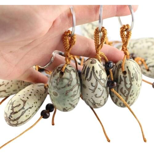 One Thousand Bodhi Keychain Good Luck Bodhi Car Ornaments Decoration Car Key Fob Natural Keychain