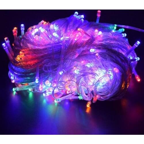 Outdoor Halloween Christmas led string lights AC220V IP44 10M 100Led decorative fairy light holiday lights lighting tree garland