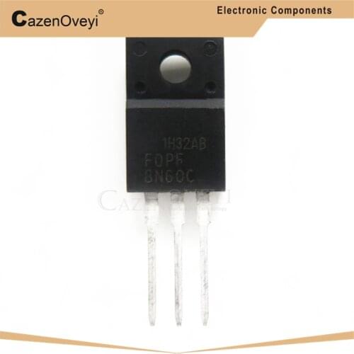 10pcs/lot FQPF8N60C TO-220 8N60C 8N60 TO220 new MOS FET transistor In Stock